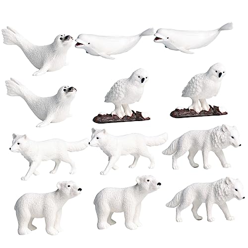 BESTonZON 12st Tierische Verzierungen Ozeantierfiguren Kleine Spielsachen Tiere Meerestierfiguren Weihnachts Deko Weihnachtsdeko Miniatur-tiermodell Wolfsmodell Plastik Weiß BESTonZON 12st Tierische Verzierungen Ozeantierfiguren Kleine Spielsachen Tiere Meerestierfiguren Weihnachts Deko Weihnachtsdeko Miniatur-tiermodell Wolfsmodell Plastik Weiß von BESTonZON