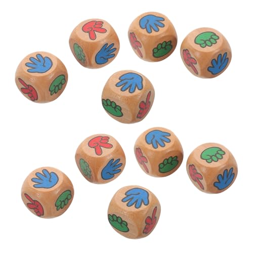 BESTonZON 12st Würfel Erraten Taschenwürfel Zubehör Für Brettspiele Mahjong-würfel Hölzern BESTonZON 12st Würfel Erraten Taschenwürfel Zubehör Für Brettspiele Mahjong-würfel Hölzern von BESTonZON