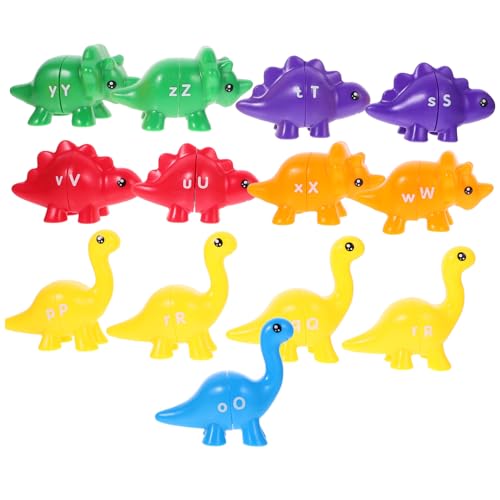 BESTonZON 13stücke Dinosaurier Spielwaren Für Kleinkinder Alphabet Sortierspielzeug Frühpädagogisches Lernspielzeug Passendes Kinderspielzeug Kognitionsspielzeug Für Junge Mädchen Und BESTonZON 13stücke Dinosaurier Spielwaren Für Kleinkinder Alphabet Sortierspielzeug Frühpädagogisches Lernspielzeug Passendes Kinderspielzeug Kognitionsspielzeug Für Junge Mädchen Und von BESTonZON