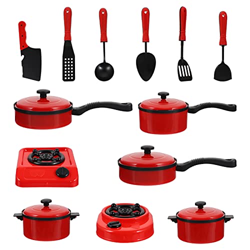 BESTonZON 13St Spielhaus kinderküche Kitchen küchengeräte Safe Toy spielzeugküche fantasievolle Spielküche Küchenzubehör Geschirr Kinderspielzeug Plastik rot BESTonZON 13St Spielhaus kinderküche Kitchen küchengeräte Safe Toy spielzeugküche fantasievolle Spielküche Küchenzubehör Geschirr Kinderspielzeug Plastik rot von BESTonZON