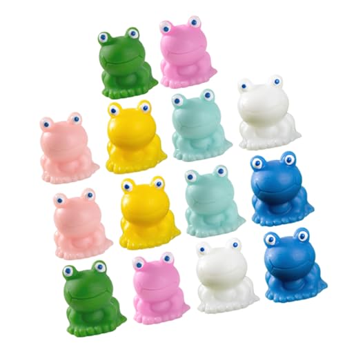 BESTonZON 14 Stück Teiliges Mini Frosch Figuren aus Langlebigem Harz Niedliche Miniatur Frösche für Mikrolandschaft Desktop Ornamente Gartendeko Vielseitig für Auto Puppenhaus und Garten BESTonZON 14 Stück Teiliges Mini Frosch Figuren aus Langlebigem Harz Niedliche Miniatur Frösche für Mikrolandschaft Desktop Ornamente Gartendeko Vielseitig für Auto Puppenhaus und Garten von BESTonZON