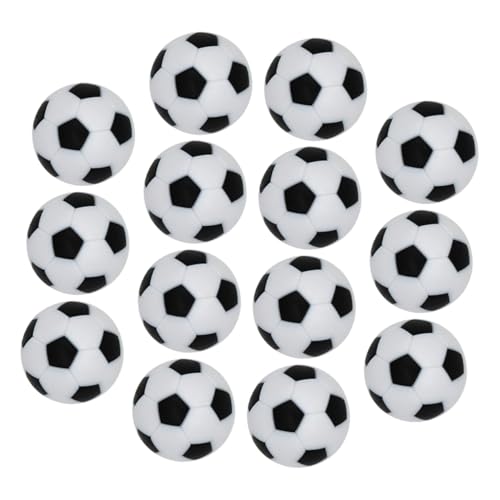 BESTonZON 14 Stück Teiliges Tischfußball Bälle Mini Fußball Ersatzbälle für Kindertisch Fußballspiel Zubehör Leicht Robust Passend für Tischkicker Desktop Fußballspiel von BESTonZON