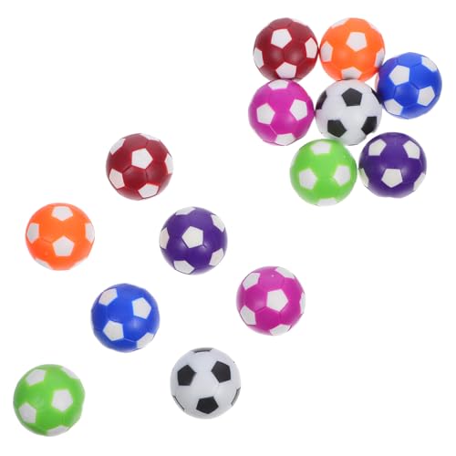 BESTonZON 14 Stück Teiliges Tischfußball Ersatzbälle Bunte Kickerbälle für Tischkicker Zubehör Glatte Oberfläche für Flüssiges Spiel und Stilvolles Design für Indoor-familienspaß BESTonZON 14 Stück Teiliges Tischfußball Ersatzbälle Bunte Kickerbälle für Tischkicker Zubehör Glatte Oberfläche für Flüssiges Spiel und Stilvolles Design für Indoor-familienspaß von BESTonZON