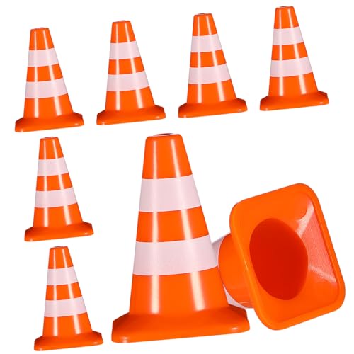 BESTonZON 14St Straßenschild verkehrsschilder verkehrszeichen -Verkehrsschild Mini-Sicherheitskegel schienbeinschoner Fussball Simulation Verkehrszeichen Abs von BESTonZON