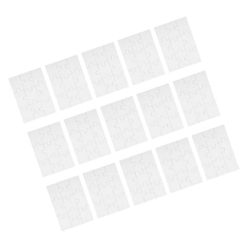 BESTonZON 15 Blatt Leeres Puzzle zum Bemalen DIY Blanko Puzzles Kreative Malvorlagen für Handarbeiten Motorik BESTonZON 15 Blatt Leeres Puzzle zum Bemalen DIY Blanko Puzzles Kreative Malvorlagen für Handarbeiten Motorik von BESTonZON
