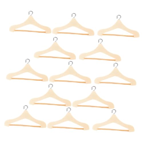 BESTonZON 15 Stück Mini Simulations Kleiderständer Kleiderständer Spielzeughaus Kleiderständer Kleiderbügel Kleiderbügel Kleine Kleiderständer Hemdbügel Kleine Kleiderständer Mini von BESTonZON