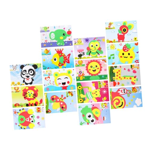 BESTonZON 15 Stück Teiliges Eva Schaumstoffaufkleber für Kleinkinder Kreative Bastelsticker Einfach Klebend und Rückstandsfrei Sicher und Reißfest für Kinderzimmer Spielzimmer und BESTonZON 15 Stück Teiliges Eva Schaumstoffaufkleber für Kleinkinder Kreative Bastelsticker Einfach Klebend und Rückstandsfrei Sicher und Reißfest für Kinderzimmer Spielzimmer und von BESTonZON