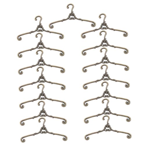 BESTonZON 15 Stück Teiliges Mini Puppen Kleiderbügel aus Metall Robuste und Stilvolle Hänger für Puppenbekleidung Zubehör für Puppenhäuser und Kreative DIY Projekte BESTonZON 15 Stück Teiliges Mini Puppen Kleiderbügel aus Metall Robuste und Stilvolle Hänger für Puppenbekleidung Zubehör für Puppenhäuser und Kreative DIY Projekte von BESTonZON