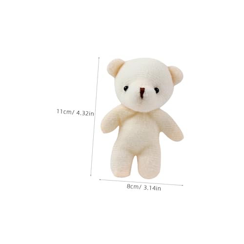 BESTonZON 15 Stück Teiliges Mini bären Schlüsselanhänger Weiche Plüsch anhänger mit Detailreicher Verarbeitung Niedliche Kleine Bärenfiguren als Dekorativer Schlüsselanhänger und Tragbares von BESTonZON