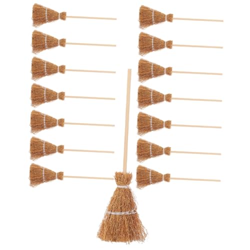 BESTonZON 15 Stücke Künstliche Miniatur Besen Simulation Besen Mini Dekoration Holz Miniaturen BESTonZON 15 Stücke Künstliche Miniatur Besen Simulation Besen Mini Dekoration Holz Miniaturen von BESTonZON