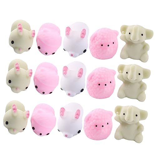 BESTonZON 15 Stücke Prise Musik Zappeln Squeeze Druck Relief Lustige Stress Bälle Party Favors Kunststoff von BESTonZON