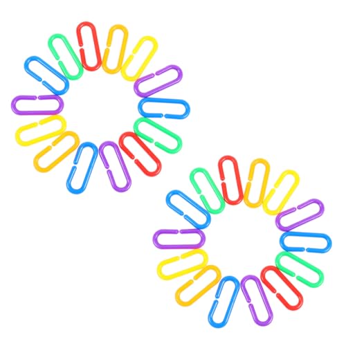 BESTonZON 150 Stück Teiliges Lernspielzeug Kunststoff Gliederkette DIY C Clips Bunte Bausteine Fördern Kreativität Feinmotorik und Denkvermögen für Jungen und Mädchen BESTonZON 150 Stück Teiliges Lernspielzeug Kunststoff Gliederkette DIY C Clips Bunte Bausteine Fördern Kreativität Feinmotorik und Denkvermögen für Jungen und Mädchen von BESTonZON