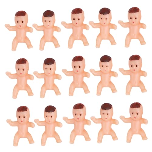 BESTonZON 150 Stück Teiliges Mini-babyfiguren Langlebigem Kunststoff Farbenfrohe Babyschmuck-Dekoration für Babyparty Eiswürfelspiel und Kuchen Kompakte für Geschenke und Feierlichkeiten von BESTonZON