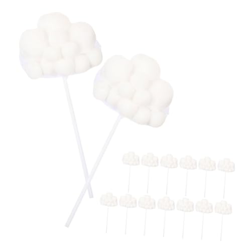 BESTonZON 15st Geburtstagstorte Dekoration Ballon-kuchen-topper Cupcake-deko-topper Wolke Kuchendeckel Partydekorationen Weltraum-cupcake-topper Geburtstagstorte Topper Weiß Papier BESTonZON 15st Geburtstagstorte Dekoration Ballon-kuchen-topper Cupcake-deko-topper Wolke Kuchendeckel Partydekorationen Weltraum-cupcake-topper Geburtstagstorte Topper Weiß Papier von BESTonZON