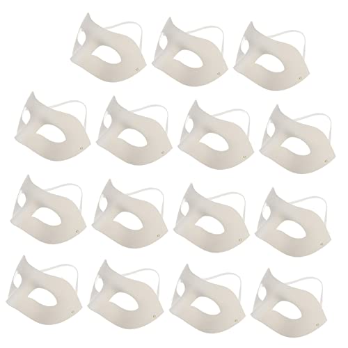 BESTonZON 15st Zellstoffmaske Selber Machen Weiße Aus Papier Katzenmaske Aus Pappe Cosplay-masken Zum Selbermalen Party-cosplay-masken Leere Papiermasken Weiße Maskerade BESTonZON 15st Zellstoffmaske Selber Machen Weiße Aus Papier Katzenmaske Aus Pappe Cosplay-masken Zum Selbermalen Party-cosplay-masken Leere Papiermasken Weiße Maskerade von BESTonZON