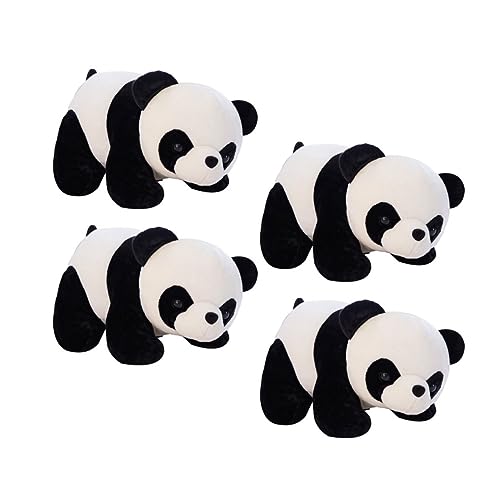 BESTonZON 16 STK Plüschtier Spielzeuge Wohnkultur Ornament Geschenke Entzückende Pandapuppe Dekorativer Panda-puppenschmuck Zuhause Panda-puppendekor Plüschpuppe Pp Baumwolle Karikatur Kind von BESTonZON