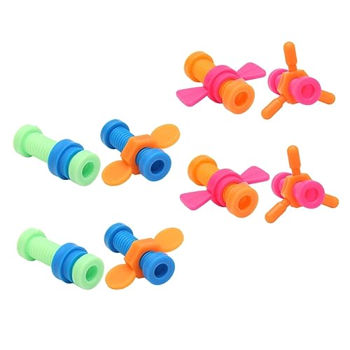 BESTonZON 16 STK Rotationsschraube zur Druckentlastung Kinderspielzeug dehnbares Nudelspielzeug sensorisches Handspielzeug Buntstifte für Erwachsene Spielzeuge Mini von BESTonZON
