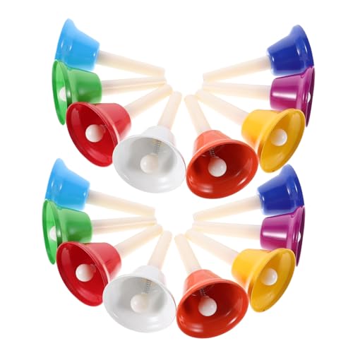 BESTonZON 16 Stück Handglocken: 8-Noten-musikglocken, Musikinstrument Für Kleinkinder, Kinder, Erwachsene, Schule, Kirche, Klassenzimmer, Hochzeit BESTonZON 16 Stück Handglocken: 8-Noten-musikglocken, Musikinstrument Für Kleinkinder, Kinder, Erwachsene, Schule, Kirche, Klassenzimmer, Hochzeit von BESTonZON