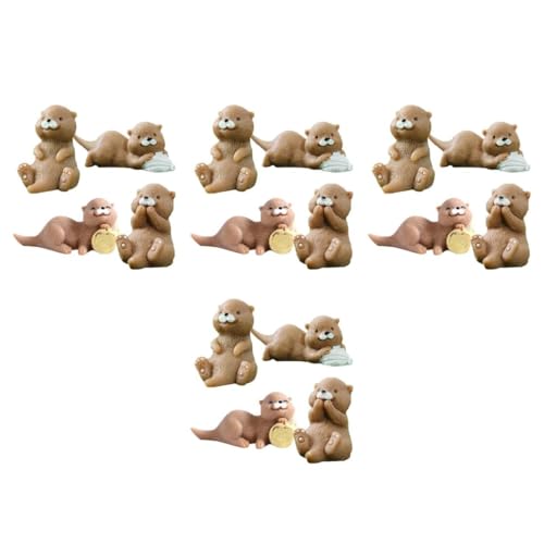 BESTonZON 16 Stück Miniatur Otter Statue Niedliche Tierfiguren aus Resin für DIY Mikrolandschaften Garten und Aquariendekoration Kreative Fotorequisiten und Mehr BESTonZON 16 Stück Miniatur Otter Statue Niedliche Tierfiguren aus Resin für DIY Mikrolandschaften Garten und Aquariendekoration Kreative Fotorequisiten und Mehr von BESTonZON