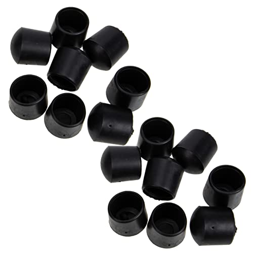 BESTonZON 16 Stück Teiliges Safety End Caps für Fußballtischstangen rutschfeste Langlebige Gummikappen als Football Table Accessories Kompatibel mit Meisten Foosball Machine Rods Einfache von BESTonZON
