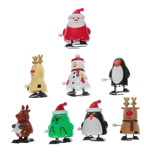 BESTonZON 16 Stück Teiliges Weihnachts Aufziehspielzeug aus Robustem Batteriefrei mit Energiesparendem Interaktive Kinderparty Deko und Geschenkidee Zufällige Farben für BESTonZON 16 Stück Teiliges Weihnachts Aufziehspielzeug aus Robustem Batteriefrei mit Energiesparendem Interaktive Kinderparty Deko und Geschenkidee Zufällige Farben für von BESTonZON
