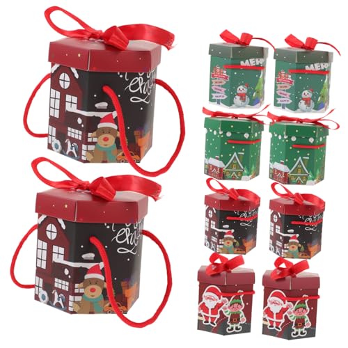BESTonZON 16er-box Keksdosen Klarsichtboxen Für Weihnachts-süßigkeitenschachteln Behälter Für Weihnachtsgeschenke Boxen Mit Deckel Kisten Für Kartons Cupcake-boxen Weißer Karton BESTonZON 16er-box Keksdosen Klarsichtboxen Für Weihnachts-süßigkeitenschachteln Behälter Für Weihnachtsgeschenke Boxen Mit Deckel Kisten Für Kartons Cupcake-boxen Weißer Karton von BESTonZON