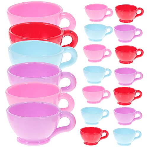 BESTonZON 16pcs Kleine Kaffeetassen Mini Tea Tassen Utensilien Miniaturhaus Accessoires BESTonZON 16pcs Kleine Kaffeetassen Mini Tea Tassen Utensilien Miniaturhaus Accessoires von BESTonZON