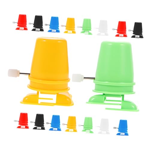 BESTonZON 18 STK Aufziehwerk DIY Aufzieh Roboter mit Beinen DIY Knetspielzeug Knetmaschine Roboter Handwerklicher Aufziehmechanismus Kinderspielzeug aus Ton Plastik von BESTonZON