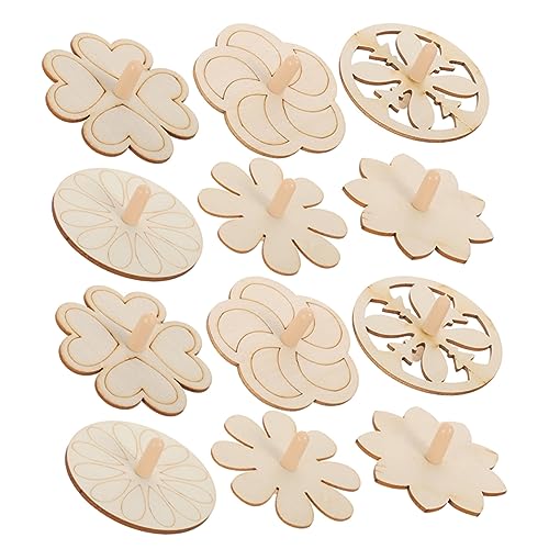 BESTonZON Lustiges Kreiselspielzeug-Set Für Jungen Und Mädchen 18-teilig Aus Holz Zum Bemalen Für Jungen Und Mädchen BESTonZON Lustiges Kreiselspielzeug-Set Für Jungen Und Mädchen 18-teilig Aus Holz Zum Bemalen Für Jungen Und Mädchen von BESTonZON