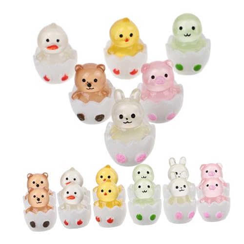 BESTonZON 18 Stück Im Dunkeln Leuchtende Tierbabys Kleine Tierchen Miniaturen Kleine Dekorationen Für Enten Miniatur Kaninchen Figuren Kleinkinder Miniaturfiguren Miniatur BESTonZON 18 Stück Im Dunkeln Leuchtende Tierbabys Kleine Tierchen Miniaturen Kleine Dekorationen Für Enten Miniatur Kaninchen Figuren Kleinkinder Miniaturfiguren Miniatur von BESTonZON