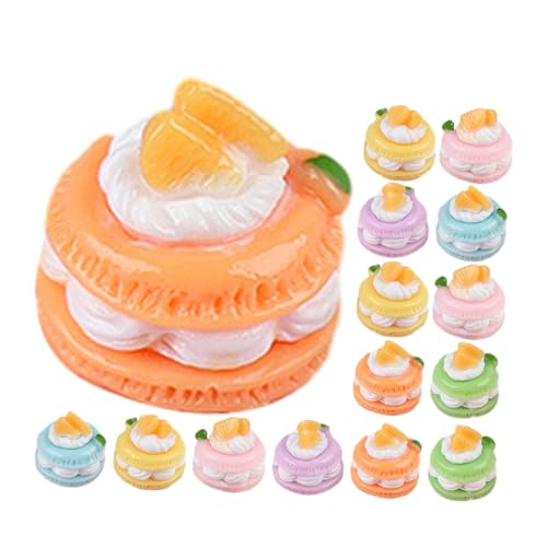 BESTonZON 18 Stück Simulation Kleiner Kuchen Simulationskuchen Gefälschte Kuchen Kuchenmodelle Foto Requisiten Künstliches Kuchenmodell Partyzubehör Künstlicher Kuchen Foto von BESTonZON