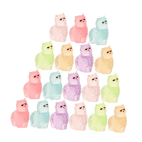 BESTonZON 18Stücke Leuchtende Figuren mit Sonnenbrille Kreative Deko für Puppenhaus Gartenlandschaft und Aquarium für DIY Projekte und Mikrolandschaften BESTonZON 18Stücke Leuchtende Figuren mit Sonnenbrille Kreative Deko für Puppenhaus Gartenlandschaft und Aquarium für DIY Projekte und Mikrolandschaften von BESTonZON