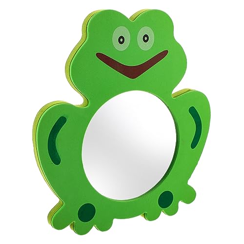BESTonZON 1Pc Badespielzeug Eva Cartoon Spiegel Lustiges Wasser Grünem Froschdesign Kreatives Und Lehrreiches Badespielzeug Für BESTonZON 1Pc Badespielzeug Eva Cartoon Spiegel Lustiges Wasser Grünem Froschdesign Kreatives Und Lehrreiches Badespielzeug Für von BESTonZON