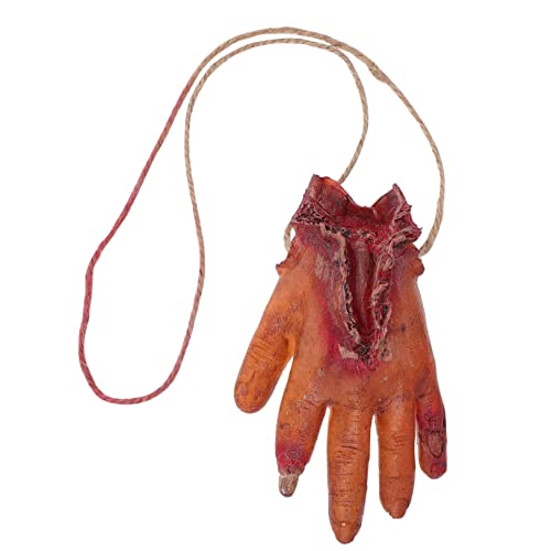 BESTonZON 1Pc Halloween-Stumpf gruselig Halloween-Badezimmerdekoration unheimlich Körper Halloween Horror deko Halloween grusel deko schreckliche gebrochene Hand Spukhausdekorationen Plastik von BESTonZON