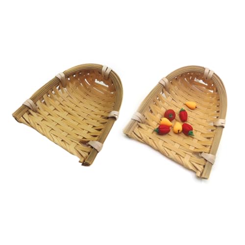 BESTonZON 1Pc Mini Puppenhaus Zubehör Mini Kehrschaufel Spielhaus Zubehör Bambus BESTonZON 1Pc Mini Puppenhaus Zubehör Mini Kehrschaufel Spielhaus Zubehör Bambus von BESTonZON