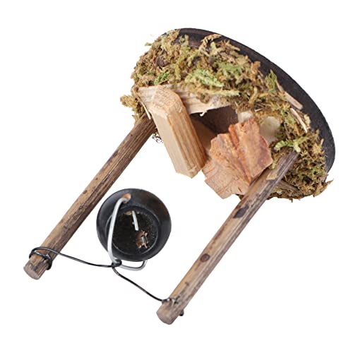 BESTonZON Elegante Miniatur-puppenhaus-Halloween-möbel Mini-Outdoor-Requisite Dekorativer Hängeofen für Jungen und Mädchen BESTonZON Elegante Miniatur-puppenhaus-Halloween-möbel Mini-Outdoor-Requisite Dekorativer Hängeofen für Jungen und Mädchen von BESTonZON