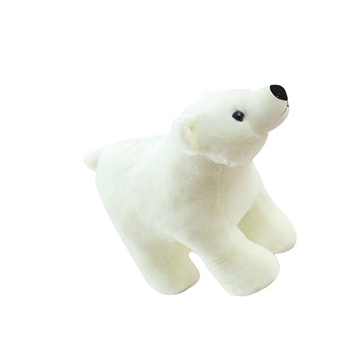 BESTonZON 1Pc Sofa Dekorationen Eisbär Weihnachtsdekorationen Plüsch Puppe Cartoon Bär Puppe Eisbär Puppe Weiß von BESTonZON