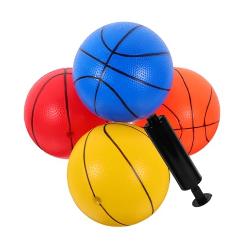 BESTonZON 1Satz Basketball für Teiliges mit Bällen und Sowie Inflator für Indoor und Outdoor Spiele Fördert die Koordination BESTonZON 1Satz Basketball für Teiliges mit Bällen und Sowie Inflator für Indoor und Outdoor Spiele Fördert die Koordination von BESTonZON
