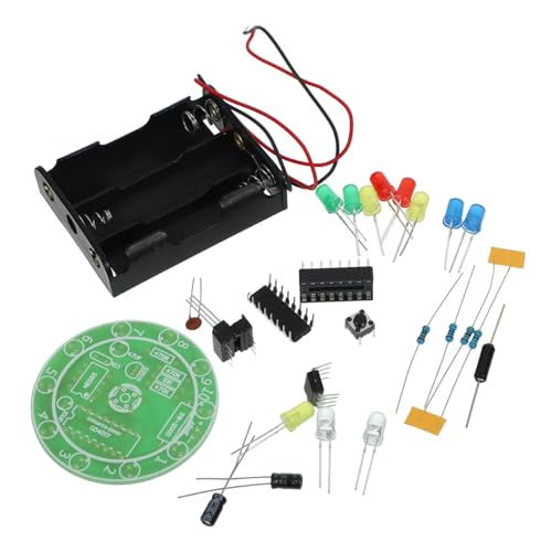 BESTonZON 1Satz DIY Elektronik Bausatz mit LED Lichtern Montierbares Lötkit für Wissenschaftliche Experimente und Spiele für Bastler Lehrreiches Montagespielzeug BESTonZON 1Satz DIY Elektronik Bausatz mit LED Lichtern Montierbares Lötkit für Wissenschaftliche Experimente und Spiele für Bastler Lehrreiches Montagespielzeug von BESTonZON