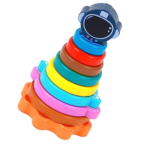 BESTonZON 1satz Spielzeug Für Kleinkinder Lernspielzeug Hochwertigem Fördert Die Hand-Augen-koordination Bunte Stapeltürme Für Kreative von BESTonZON