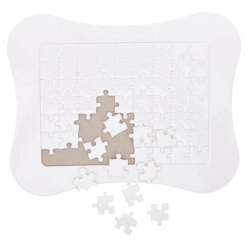 BESTonZON 1Satz Leeres Sublimationspuzzle für DIY mit Rahmen Hochwertige Puzzlestücke für Designs für Schulaktivitäten und Kreative Projekte BESTonZON 1Satz Leeres Sublimationspuzzle für DIY mit Rahmen Hochwertige Puzzlestücke für Designs für Schulaktivitäten und Kreative Projekte von BESTonZON