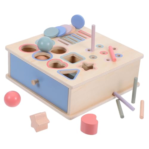 BESTonZON 1Satz Montessori Bausteine für Kleinkinder und Formensortierbox Lernspielzeug zur Frühkindlichen für Jahre Kognitive Entwicklung Feinmotorik BESTonZON 1Satz Montessori Bausteine für Kleinkinder und Formensortierbox Lernspielzeug zur Frühkindlichen für Jahre Kognitive Entwicklung Feinmotorik von BESTonZON