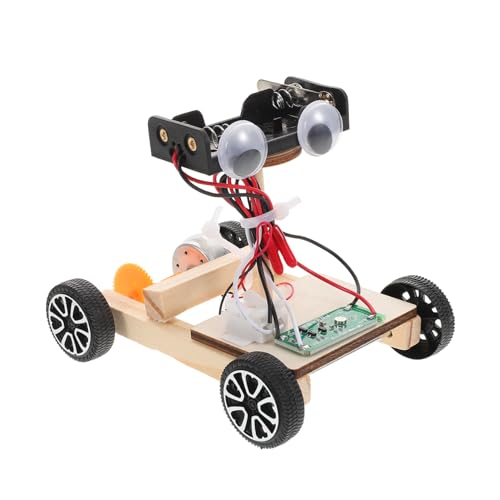 BESTonZON 1Satz Sprachgesteuertes Spielzeugauto DIY Modellauto für Klatschen zur Steuerung Interaktives Lernspielzeug für Wissenschaftliche Experimente Kreatives Zusammenbauen von BESTonZON