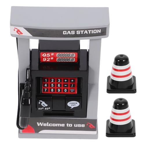 BESTonZON 1Satz Tankstellen Modell mit Straßenbarrieren Realistisches für Fördert Kreativität und Interaktivität Langlebig und Sicher für Kleine Autofans BESTonZON 1Satz Tankstellen Modell mit Straßenbarrieren Realistisches für Fördert Kreativität und Interaktivität Langlebig und Sicher für Kleine Autofans von BESTonZON