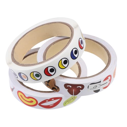 BESTonZON 1Set Handgemachte Aufkleber Bandaufkleber Nagelaufkleber Cartoon Aufkleber DIY Manuelle Aufkleber Malerei DIY Aufkleber Dekorative Aufkleber DIY Aufkleber 3 Rollen BESTonZON 1Set Handgemachte Aufkleber Bandaufkleber Nagelaufkleber Cartoon Aufkleber DIY Manuelle Aufkleber Malerei DIY Aufkleber Dekorative Aufkleber DIY Aufkleber 3 Rollen von BESTonZON