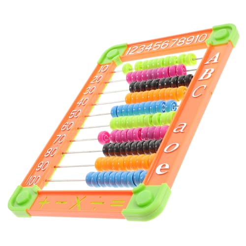 BESTonZON 1Stk Abakus zappeln Babyspielzeug Würfel pädagogisches Rechenspielzeug Puzzlespielzeug kindererziehung aufklärung Abacus Zählwerkzeug für Mathe-Lernspielzeug Plastik von BESTonZON