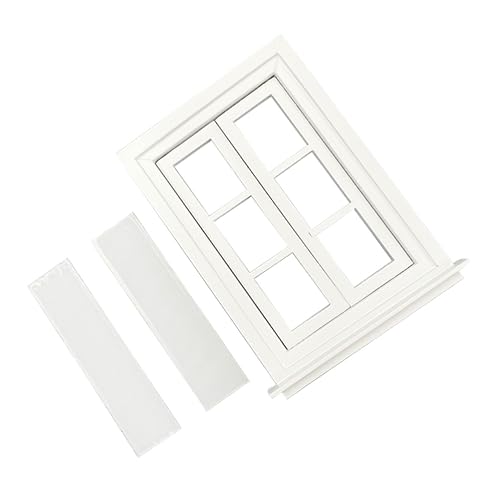 BESTonZON 1Stk Doppeltes offenes weißes Gitterfenster Miniatur Zahnfee Tür Türen Gebäude mini minigeschenke Modell mit doppelter offener Tür Mini-Tür-Modell hölzern BESTonZON 1Stk Doppeltes offenes weißes Gitterfenster Miniatur Zahnfee Tür Türen Gebäude mini minigeschenke Modell mit doppelter offener Tür Mini-Tür-Modell hölzern von BESTonZON