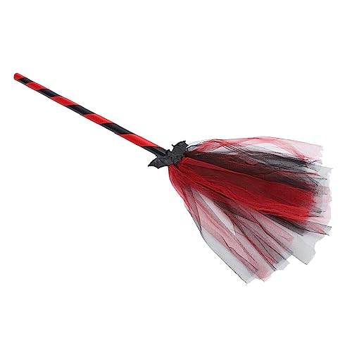 BESTonZON 1Stk Fledermausmaschenbesen Besenstiel Halloween Cosplay-Besenstiel Schleife Halloween Costume Halloween Kleidung Halloween Kleiner Besen Halloween- -Requisiten Plastik rot BESTonZON 1Stk Fledermausmaschenbesen Besenstiel Halloween Cosplay-Besenstiel Schleife Halloween Costume Halloween Kleidung Halloween Kleiner Besen Halloween- -Requisiten Plastik rot von BESTonZON