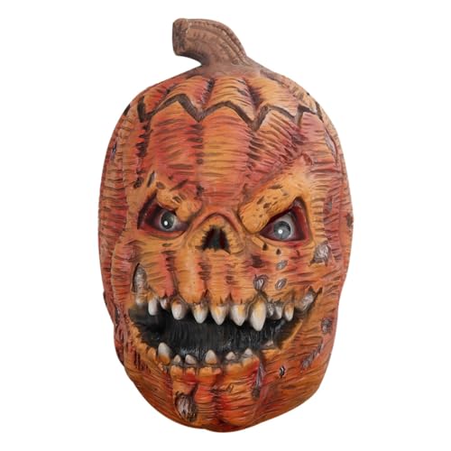 BESTonZON 1Stk Halloween- the hallow halloween mitgebsel costume halloween gruseliges Cosplay Geistermaske kopfschmuck -Requisitenmaske Cosplay-Kopfbedeckung Emulsion Orange von BESTonZON