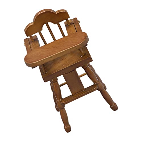 BESTonZON 1Stk Mini Esszimmers tuhl high Chair hochstühle DIY Accessory Toy Furniture Babys hochstuhl Mini-Hausverzierung Mini-Hausschmuck Modell Mini-Möbel Ornament hölzern BESTonZON 1Stk Mini Esszimmers tuhl high Chair hochstühle DIY Accessory Toy Furniture Babys hochstuhl Mini-Hausverzierung Mini-Hausschmuck Modell Mini-Möbel Ornament hölzern von BESTonZON